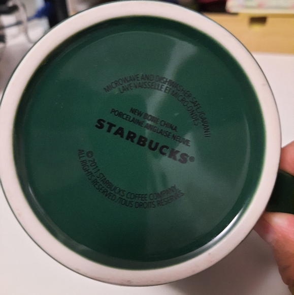 Starbucks Holiday 2011 Mini Poinsetta Green Cup - Picture 2 of 3
